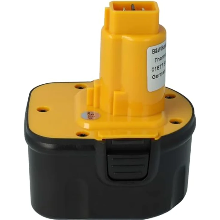 vhbw Akku Ersatz für ELU EZWA60, EZWA49, EZWA61 - NiMH, 2000 mAh, 12 V, schwarz – Bild 2
