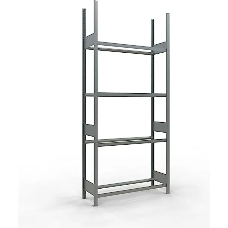 Reifenregal, Grundfeld, 1260 x 436 x 2750 mm, 4 Lagerebenen, verzinkt