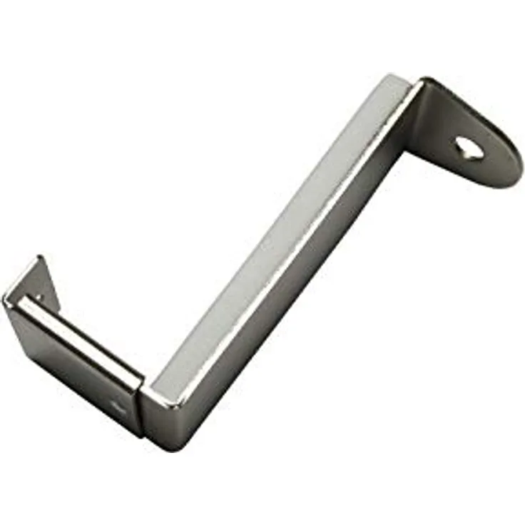 GARDINIA Adapter für Spannvitragen, Für Spannstangen mit Ø 9 mm, Verstellbar von 20-28 mm, 2 Stück, Montage ohne Bohren auf dem Fensterflügel, Metall, Titan