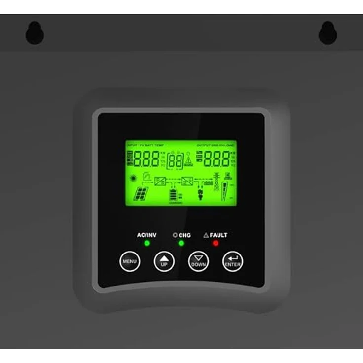 Green Cell® 3000W/6000W Solar Wechselrichter Off Grid mit Laderegler MPPT Reiner Sinus 48V 230V Spannungswandler Pure Sine Wave Power Inverter – Bild 3