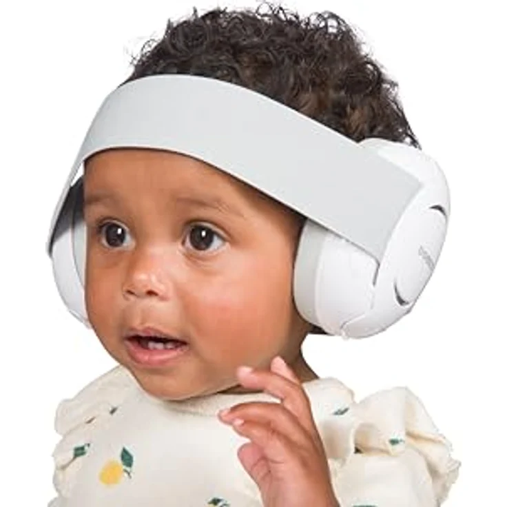 Dooky Kapselgehörschutz Baby Gehörschutz 0-3 Jahre, verstellbarer Ohrenschutz mit 25 dB Geräuschdämpfung, weich gepolstert – Bild 7