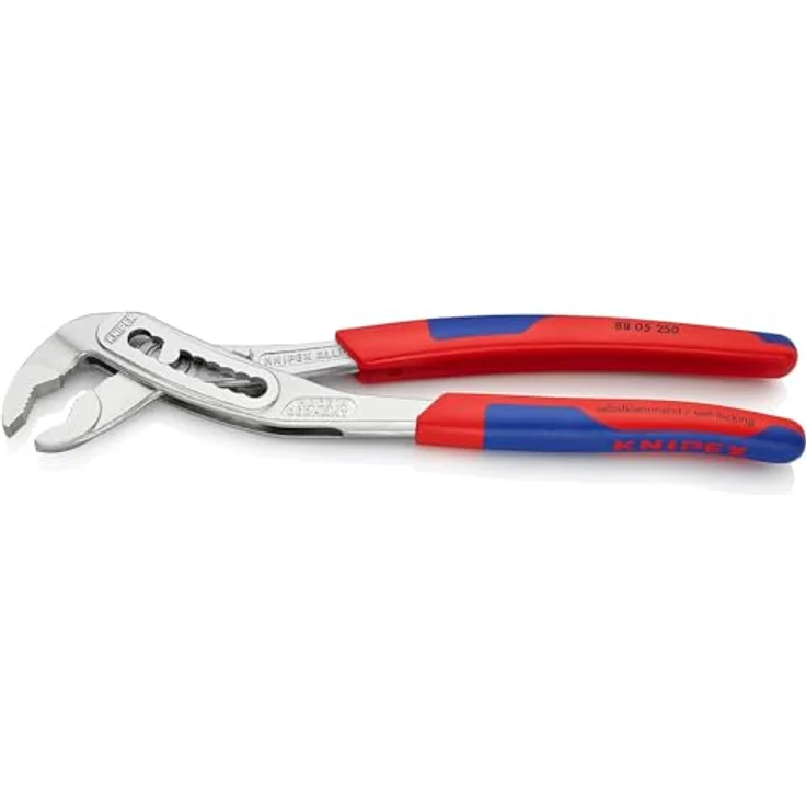 KNIPEX 88 05 250 Alligator Wasserpumpenzange verchromt mit schlanken Mehrkomponenten-Hüllen 250 mm – Bild 2