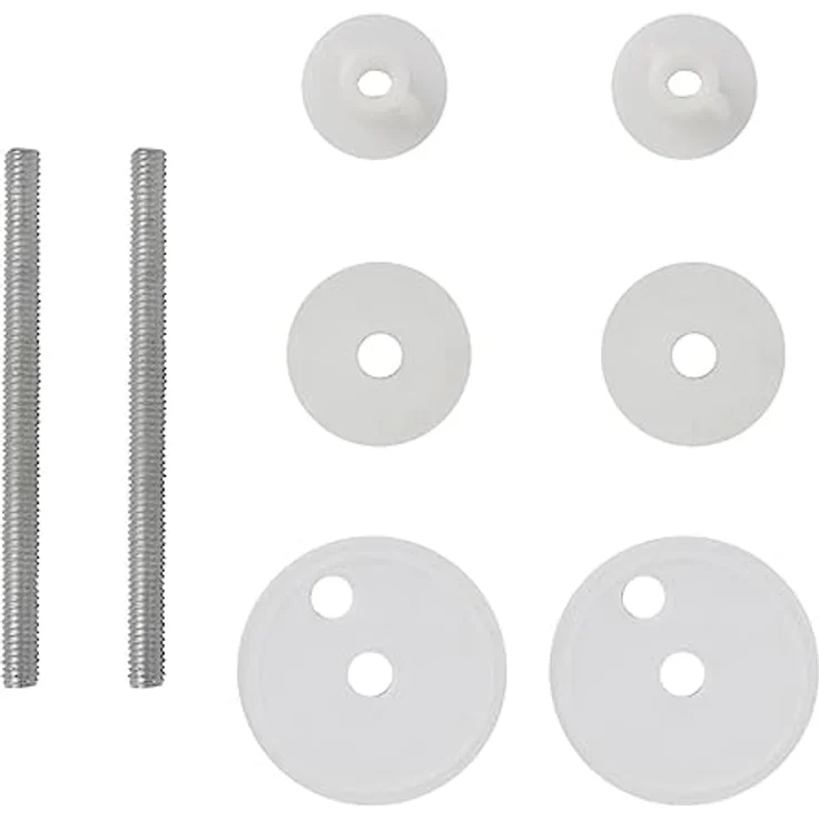 vidaXL Toilettensitz MDF Deckel, Universell einstellbar 12-20 cm, Schlichtes Design, Weiß – Bild 8