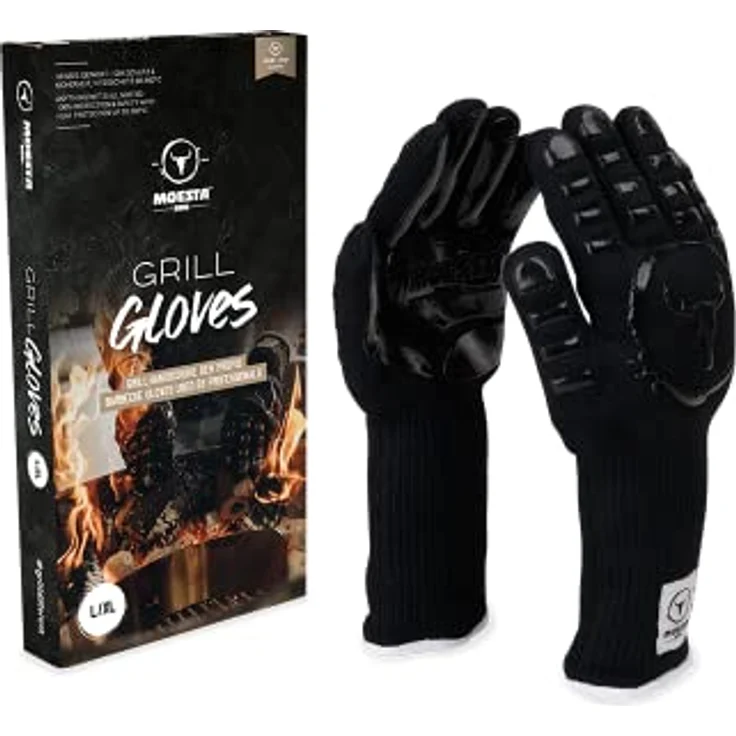 Grill-Gloves No.1 - die Grillhandschuhe - Größe L-XL - Moesta – Bild 2