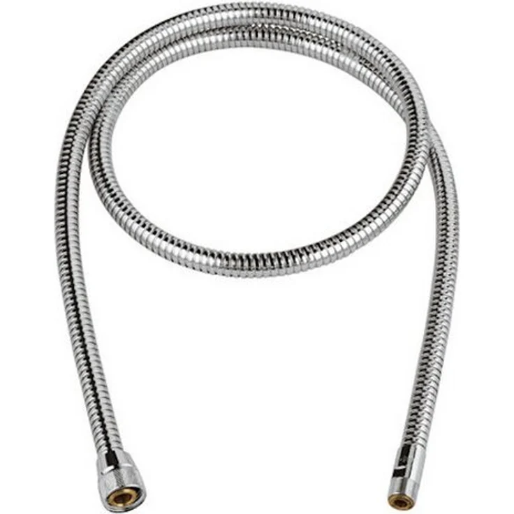 Grohe Brauseschlauch Metallbrauseschlauch 1/2 Zoll x M15/1 x 1400 mm für Spültischbatterien, verchromt - Passend zu K4 33 782 und ZEDRA 32 462 – Bild 1