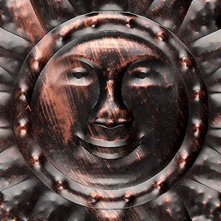 Solar-Wanddekoraktion Sonne, warm-weiß – Bild 3