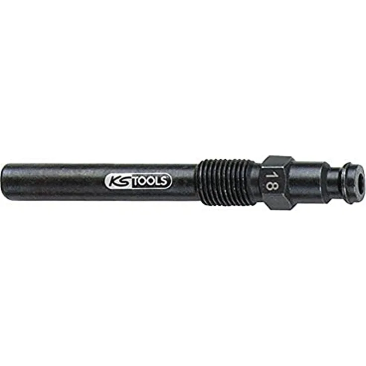 Kstools Glühkerzen Adapter, M10x1,0 Außengewinde, 75 mm Länge, Typ #18