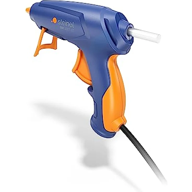 Steinel Niedrigtemperatur Klebepistole GlueMatic 1007-LT, 85° Heissklebepistole, 6x Klebesticks 7 mm, Basteln für Kinder – Bild 1