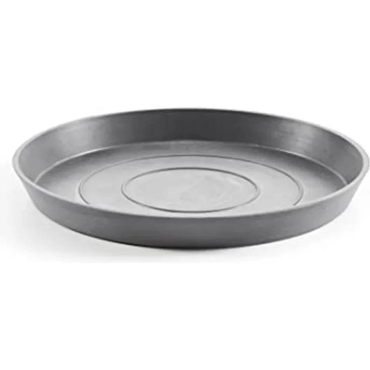 Ashortwalk ECOPOTS Untertasse rund aus recyceltem Kunststoff, Ø 36,5 cm