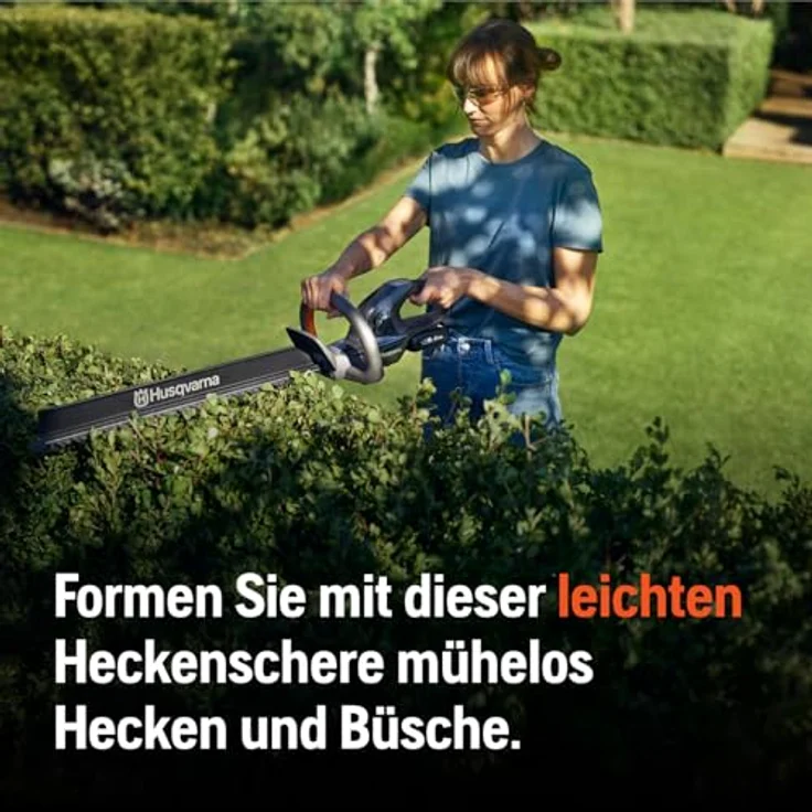 Husqvarna® Akku-Heckenschere "Aspire H50-P4A", 50 cm Schnittlänge, mit Akku und Ladegerät, ergonomischer Softgrip-Griff, automatische Abschaltung – Bild 2