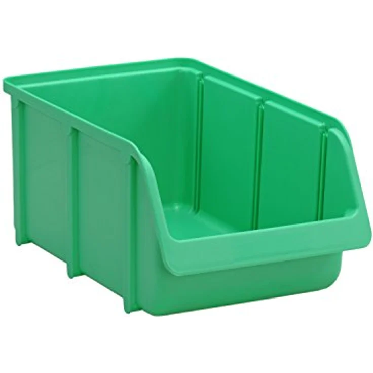 hünersdorff Sichtbox - Stapelbox - Lagerbox in Größe 4, stapelbar, Farbe: Grün – Bild 2
