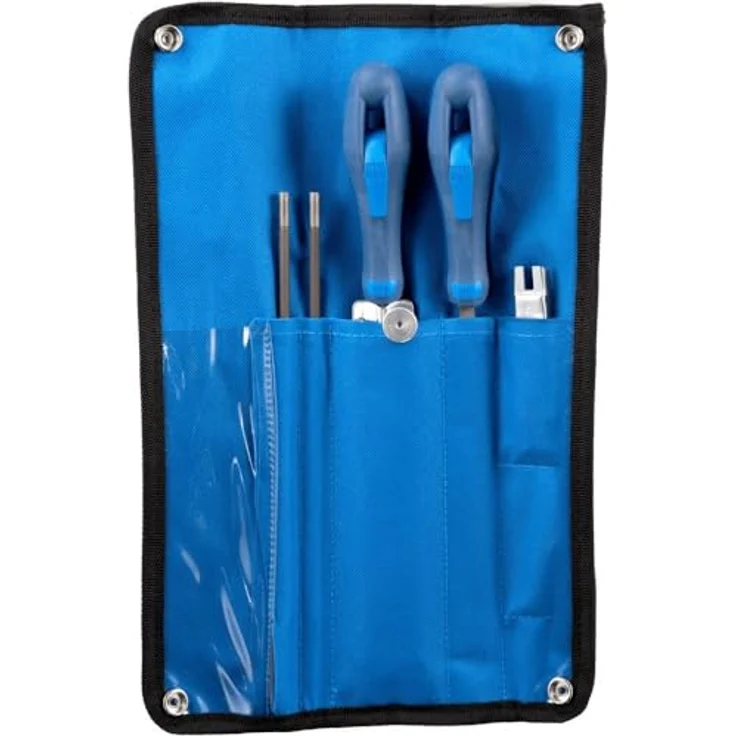 Pferd Kettensägenschärf-Set 11099148, Schärflehre mit Ergonomie-Feilenheft und Tiefenbegrenzer, 4,8 mm 3/16" – Bild 2