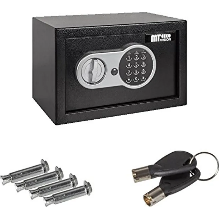 Sicherheitstresor ST-20 K Safe Tresor für Wand Boden Möbeltresor Elektroniksc