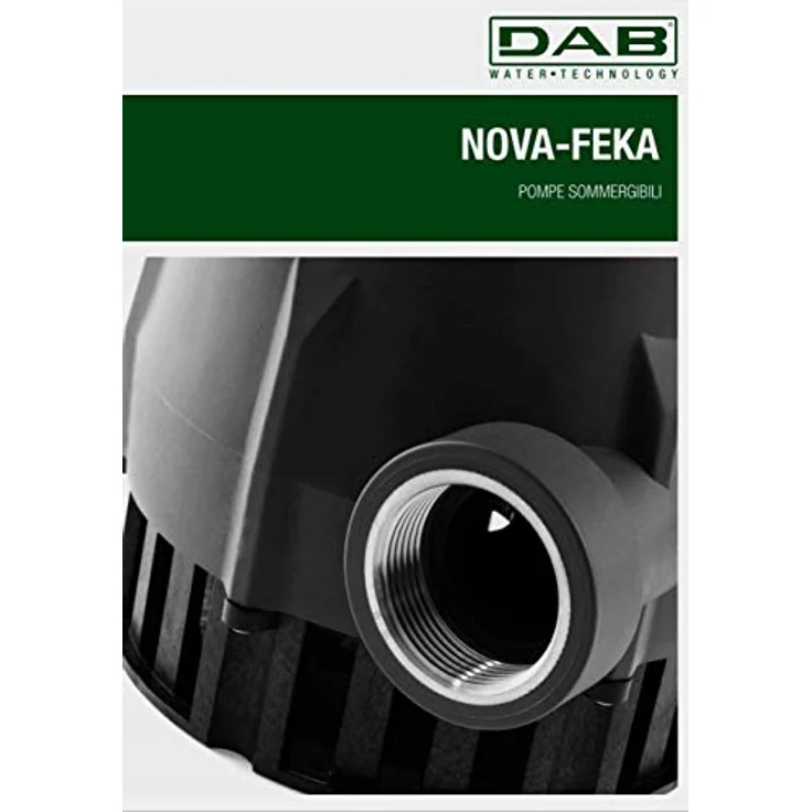 DAB NOVA 600 M-A Tauchpumpe, robust für Entwässerung, max. Förderhöhe 10,2 m, IP 68, Edelstahl-Gehäuse – Bild 2