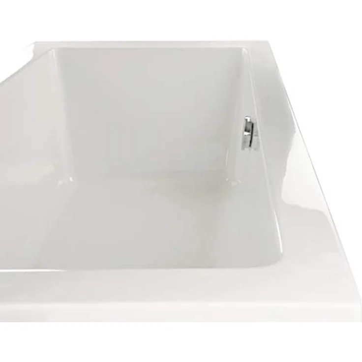 Calmwaters Rechteck Badewanne Komplettset 190x90 cm mit Wannenträger & Ablaufgarnitur, Duo-Badewanne für 2, Set Acryl-Badewanne komplett, Modern – Bild 10