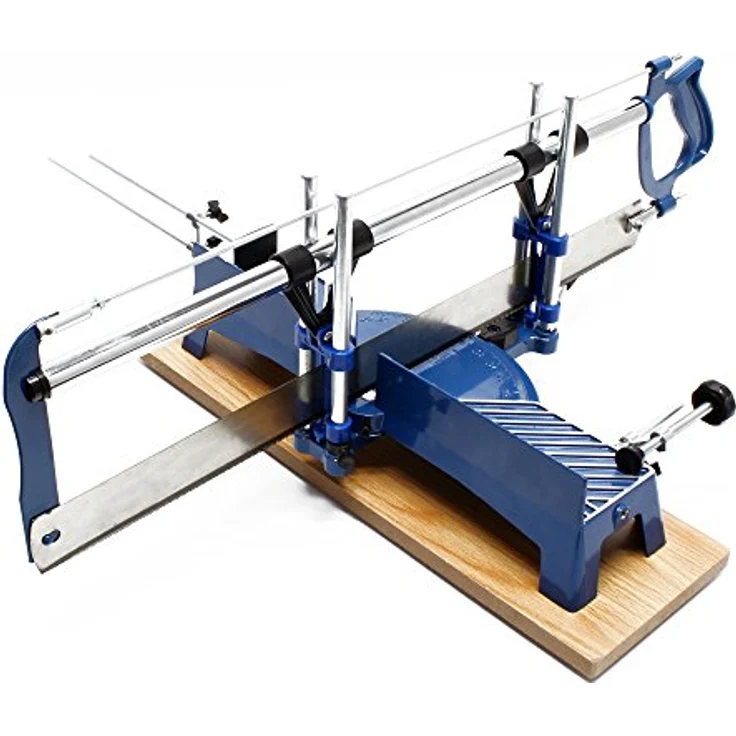 Wiltec Gehrungssäge 600 mm, Kappsäge für präzise Holzarbeiten, Schnittbereich -45° bis +45°, 110 mm/160 mm Schnittbreite, 120 mm Schnitthöhe – Bild 4