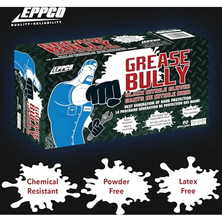 Kunzer GREASE BULLY Nitril-Einweghandschuhe Größe 11 100 St. – Bild 6