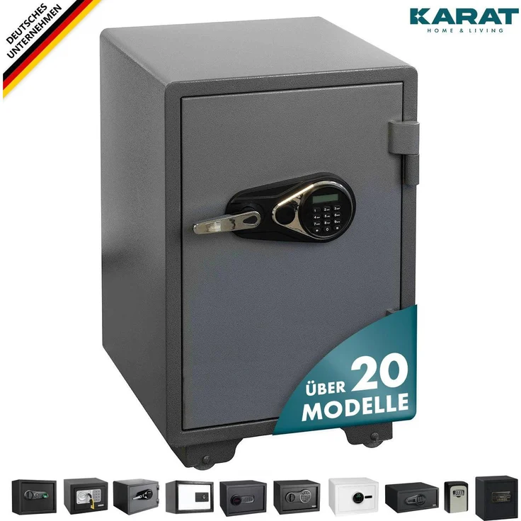 Karat Tresor, Sicherheitstresor (171,50 l) mit stilvollem Design und hoher Funktionalität