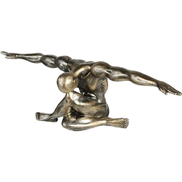 Casablanca Figur Cliffhanger antik champagner 61 cm 59794 – Bild 5
