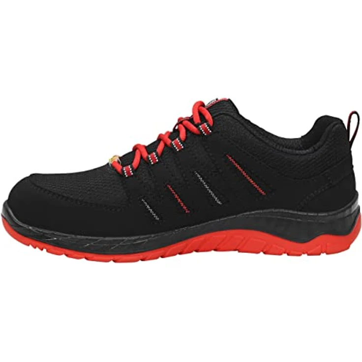 ELTEN MADDOX black-red Low ESD S3 729561, Arbeitsschuh mit Stahlkappe und metallfreiem Durchtrittschutz – Bild 3