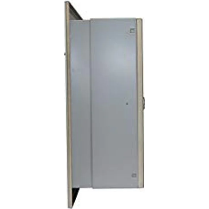 Letterbox24 A-041 Edelstahl Mauerdurchwurf Briefkasten (Variable Tiefe) ohne Namenschild, wetterfest und langlebig, gebürstet – Bild 2