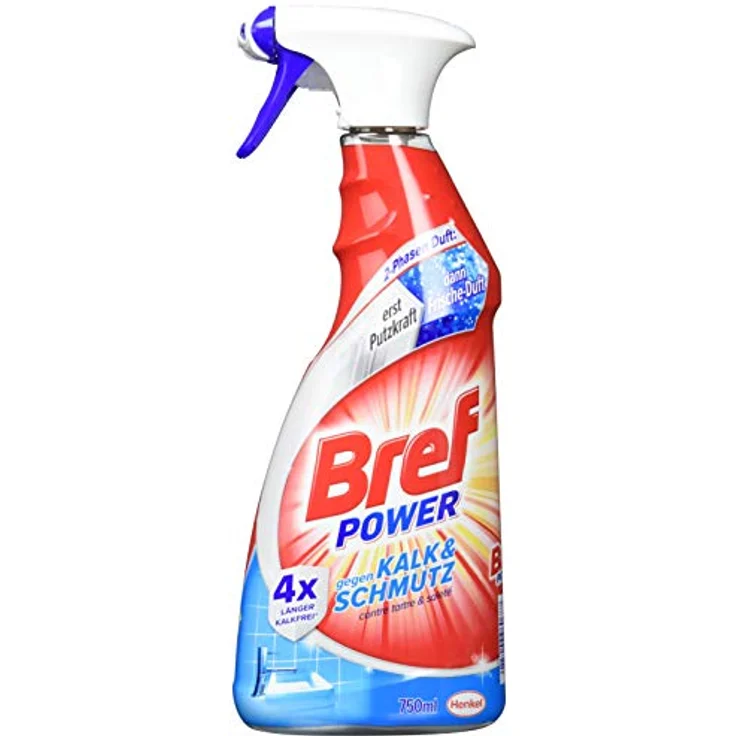 Henkel Bref Power Kalk & Schmutz, 750 ml - Kraft-Reiniger für Kalk und Schmutz, mit Kalk-Stop-Effekt – Bild 1