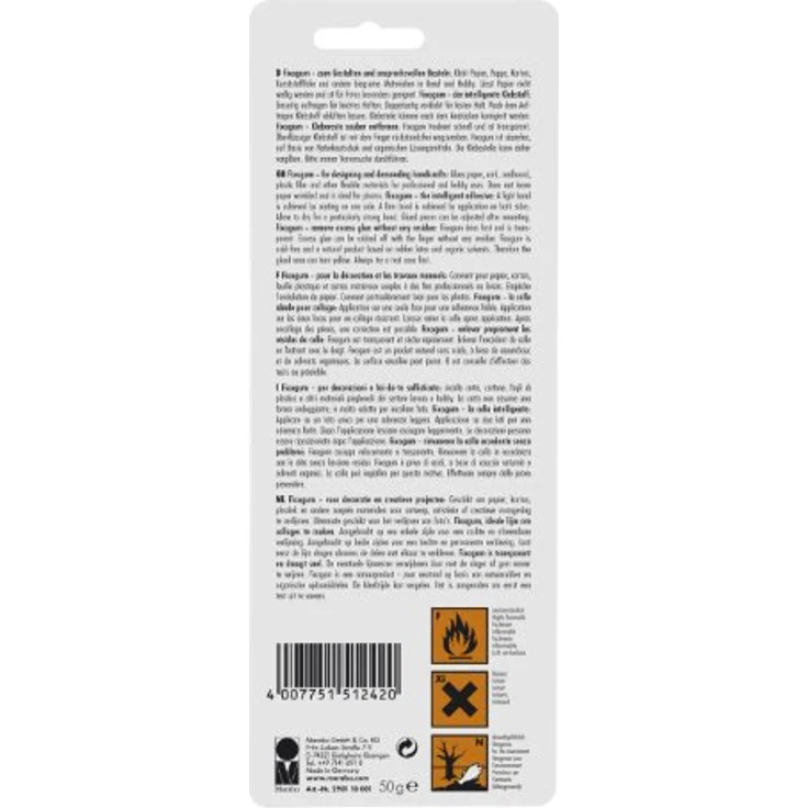 Marabu Fixogum Montagekleber, elastischer Bastelkleber für Papiermaché und Pappe, 50 g, transparent – Bild 5