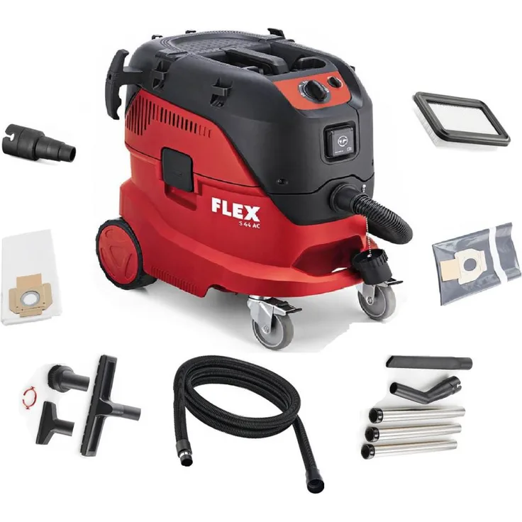 FLEX Allzwecksauger S 44 L AC, 40 l Sicherheitssauger mit automatischer Filterabreinigung, Klasse L