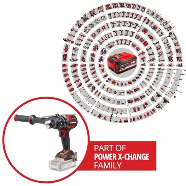 Einhell Akku-Schlagbohrschrauber TP-CD 18/120 Li-i BL - Solo, Brushless Motor, 120 Nm, 2-Gang-Getriebe – Bild 2