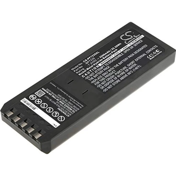 Cameron Sino CS-PF7235XL Akkus 3500mAh Kompatibel mit [Fluke] 700 Calibrator, 740 Calibrator, 744 Calibrator, DSP-100, DSP-2000, DSP-4000, DSP-4000PL, DSP4100, DSP4300 Cable Tester, Impulse 6000D, Impulse 7000DP Ni-MH Akku 25.2Wh - 116-066, 668225, BP7235 - 491g – Bild 2