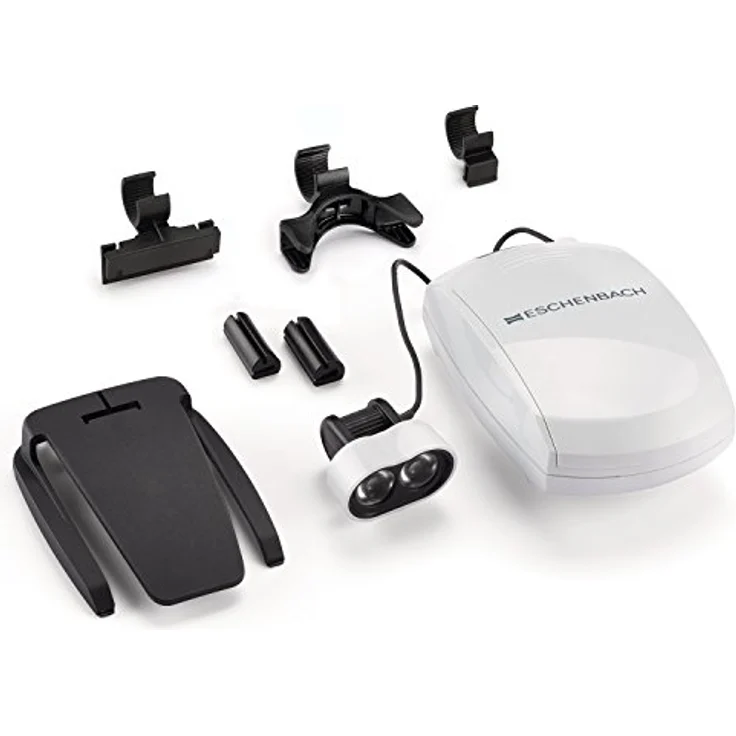 ESCHENBACH OPTIK headlightLED individuelle Beleuchtung, Zubehör für Kopfbandlupe laboCOMFORT, Lupenbrille maxDETAIL und Leseglas combiPLUS – Bild 1