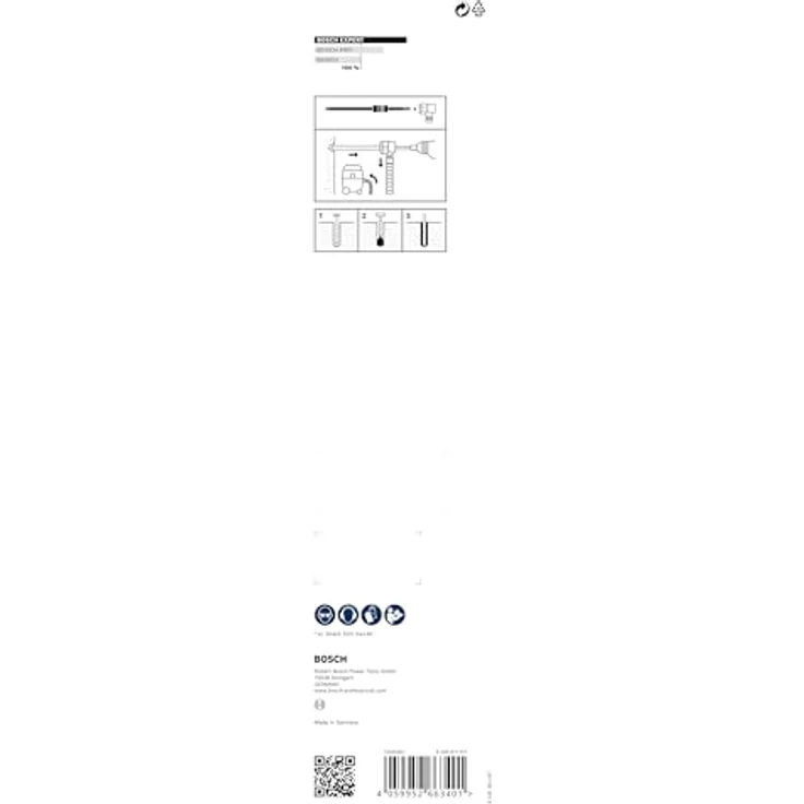 Bosch 1x EXPERT SDS Clean max-8X Hammerbohrer für chemische Verankerungen (Ø 30,00 mm, Professional Zubehör Bohrhammer) – Bild 4