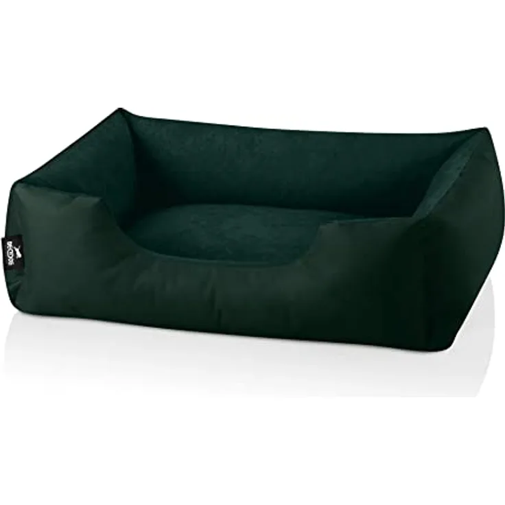 BedDog Hundebett Zara, Hundekissen mit abziehbaren waschbaren Bezug, Hundekorb, Hundesofa, für kleine Hunde, S
