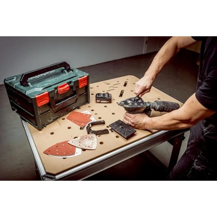 Metabo Akku-Multischleifer SM 18 LTX BL, max. 10000 U/min, 20000 U/min, ohne Akku in metaBOX 215, Handlicher Multischleifer mit Brushless-Motor – Bild 9