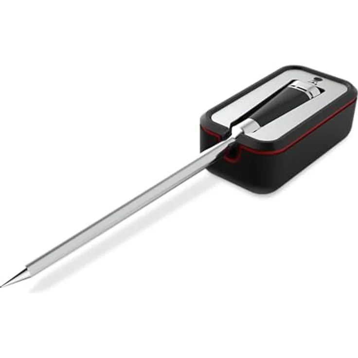 Weber Wireless Probe and Charger, Grillthermometer mit App-Steuerung und Lithium-Ionen Akku – Bild 4