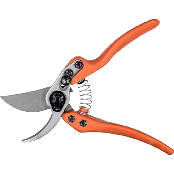 Original LÖWE 11 Profi Gartenschere Bypass Schere 11 107 mit antihaftbeschichteten Stahlklingen - leichte und scharfe Baumschere zweischneidig ideal für präzisen Schnitt an Blumen Zweige Obstbaum – Bild 3