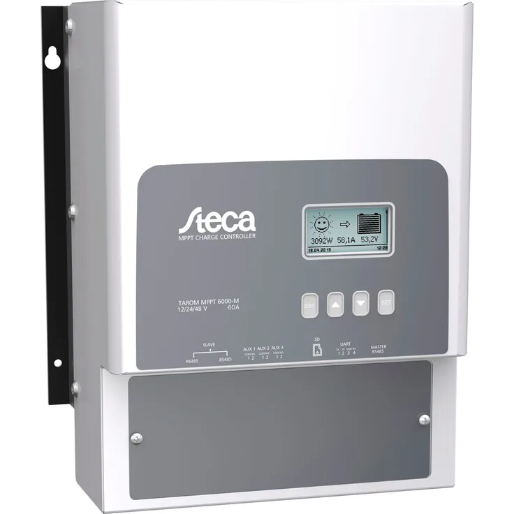 Steca Solarladeregler Steca Tarom MPPT 6000-S, Leistung maximal in Watt: 900 / 1800 / 3600, universeller Spitzenladeregler in ansprechendem Design