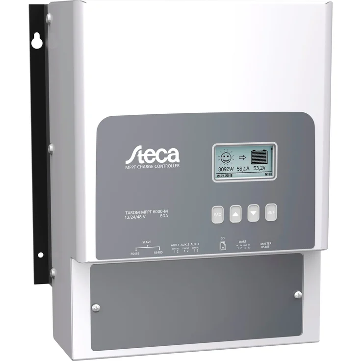 Steca Solarladeregler Steca Tarom MPPT 6000-S, Leistung maximal in Watt: 900 / 1800 / 3600, universeller Spitzenladeregler in ansprechendem Design