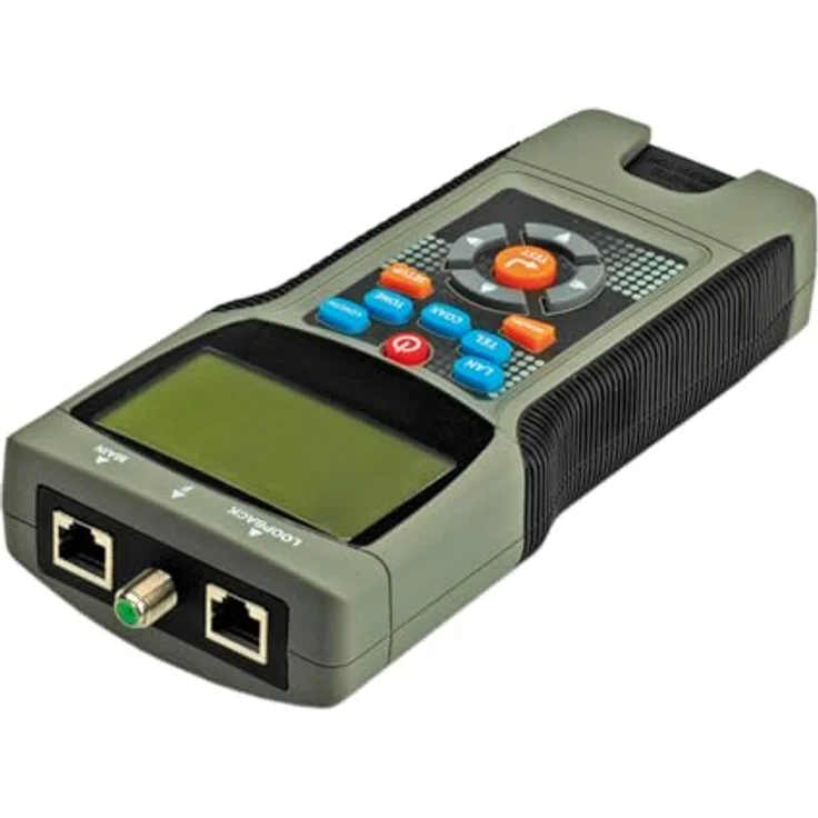 Value Netzwerkkabel Multifunktionstester, kompaktes Multimeter für COAX, CAT5 und CAT6 mit übersichtlichem Display und intuitiven Navigationstasten – Bild 3