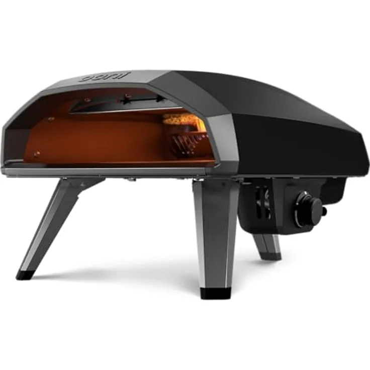 Ooni Koda 2, Gas Pizzaofen mit G2 Gasbrennersystem™, 14 Zoll Backfläche, digitale Temperaturkontrolle