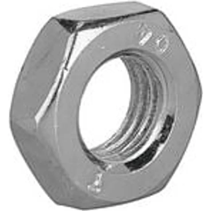 RIEGLER Kolbenstangenmutter für Rundzylinder ISO 6432, Kolben-Ø 8-10 mm, M4 Gewinde