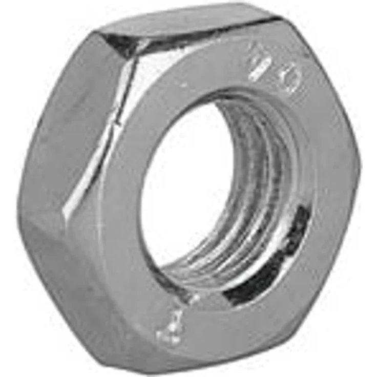 RIEGLER Kolbenstangenmutter für Rundzylinder ISO 6432, Kolben-Ø 8-10 mm, M4 Gewinde