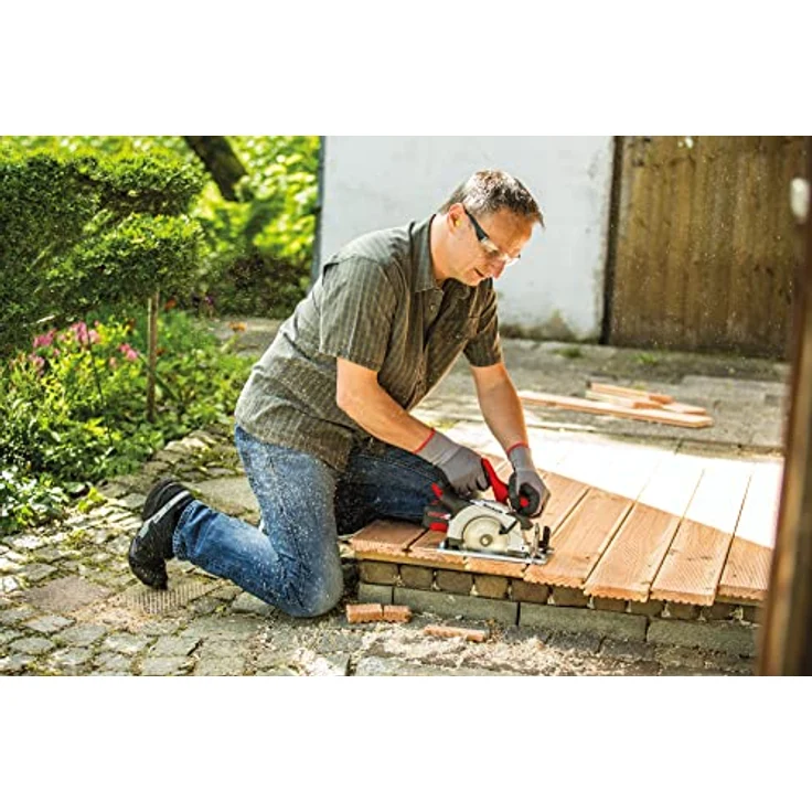 Einhell Akku-Handkreissäge TC-HS 18 Li-Solo, 18 V, Ø150x10 mm Sägeblatt, max. 48 mm Schnitttiefe – Bild 5