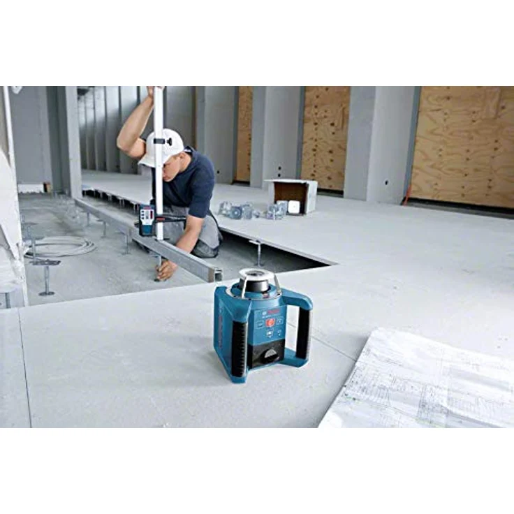 Bosch Professional GRL 300 HV, 300 m Arbeitsbereich mit Empfänger, Fernbedienung, Transportkoffer, Empfänger, Wandhalter – Bild 11