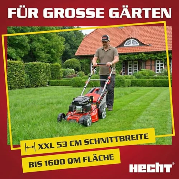 Hecht 554 SX Benzin Rasenmäher – Bild 6