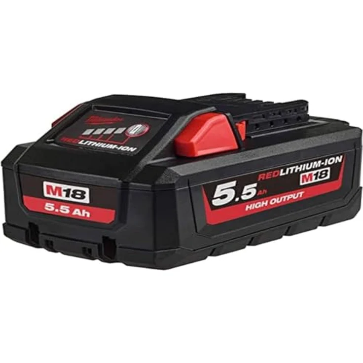 Milwaukee Akku M18 HB5.5 High Output 18V 5.5Ah Ersatzakku Akkupack Batterie Red Lithium Ion – Bild 2