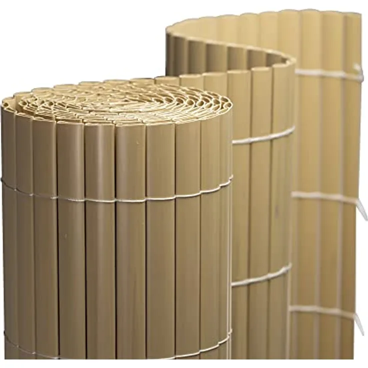 JAROLIFT PVC Sichtschutzmatte Sichtschutzzaun STANDARD 80 x 800 cm (2 x 4 m) J103100-006