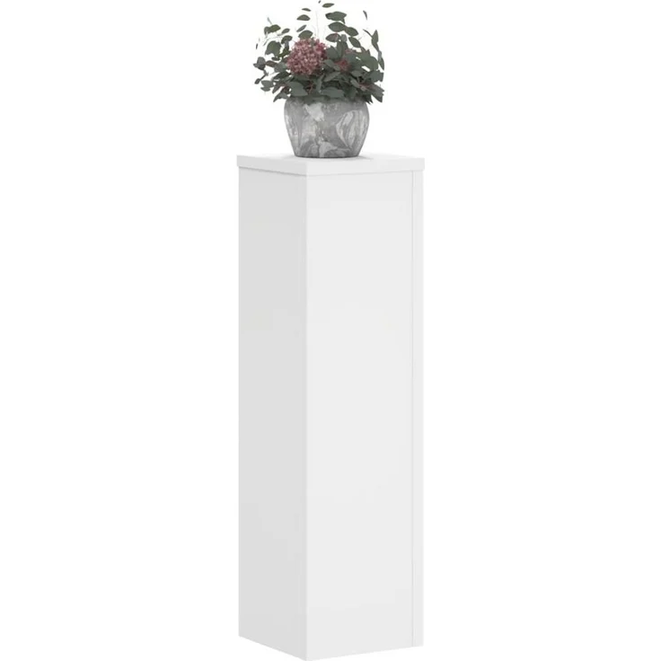 vidaXL Blumenständer Pflanzenständer 2 Stk Weiß 17x17x60 cm Spanplatte – Bild 1