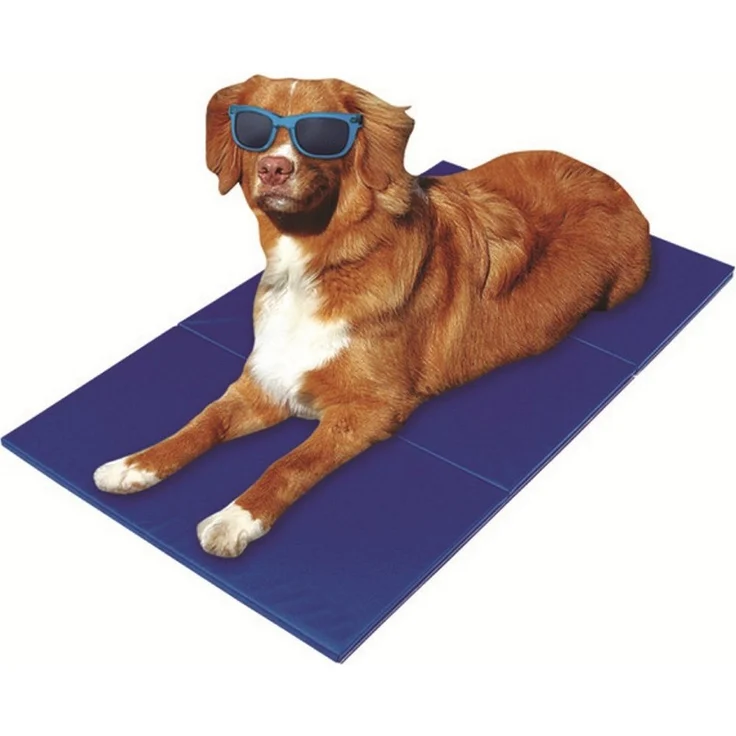 Ollesch Hundematte Kühlmatte Kühlkissen Kühldecke für Hund und Katze 40x50cm, automatische Kühlung ohne Strom, transportfähig – Bild 1