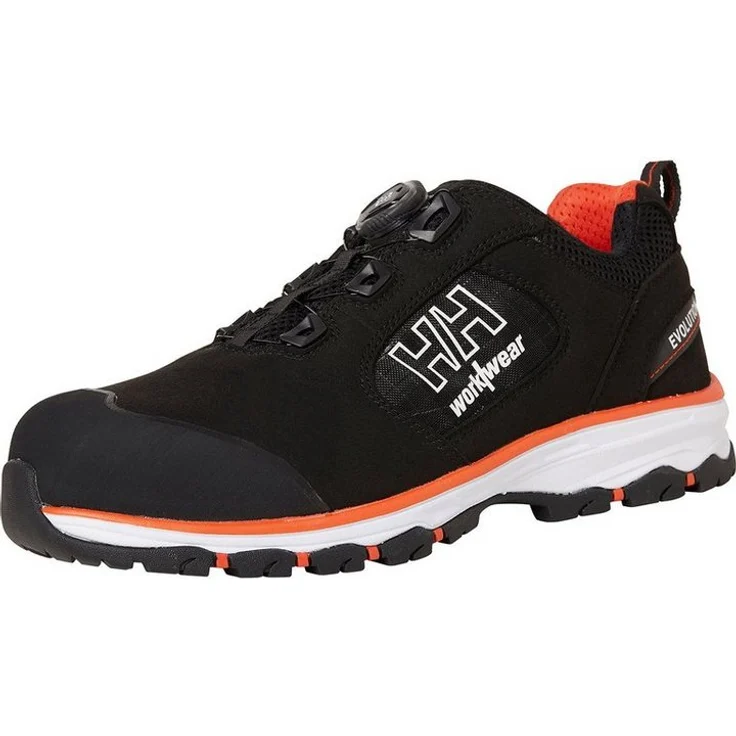 Helly Hansen workwear Chelsea Evolution Boa Arbeitsschuh, sicherer Arbeitsbegleiter in schwarz/orange – Bild 1